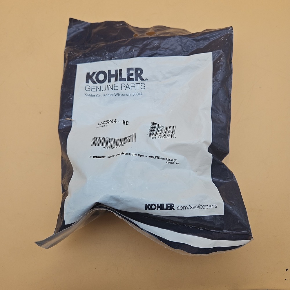 KOHLER Replacement Part, Bright Chrome 1225244-BC  Adapter Kit Factory Sealed